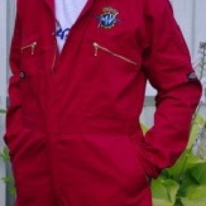Overalls - Red